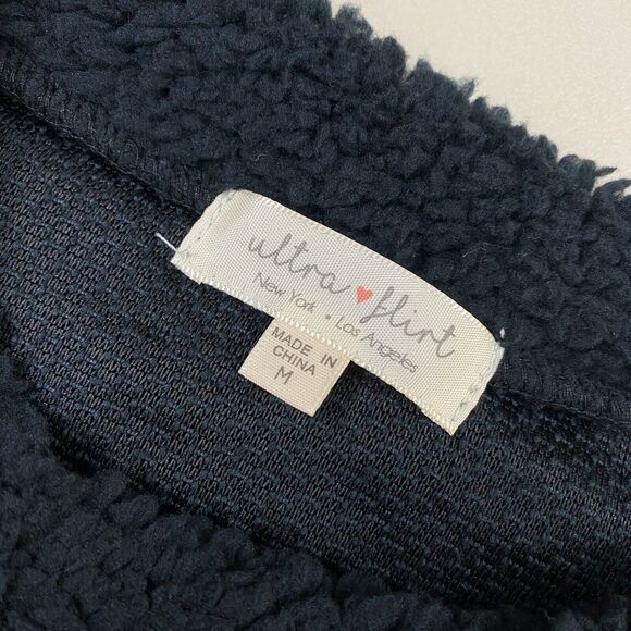 Ugly Christmas Sweater Medium Teddy Fleece Tinsel Snowman Funny Party Top NEW - Picture 5 of 7